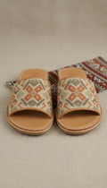 Folk Motif Khilta Slip-On